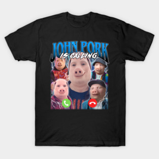 John Pork Funny Design - Amine #4197 T-Shirt