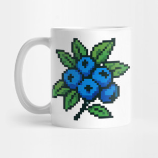 Summer Blueberries - Pixel Berry Mug