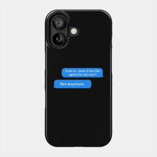 heated rivalry speech bubble Phone Case