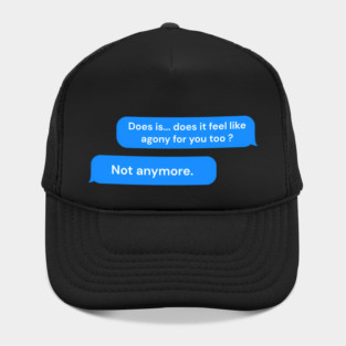 heated rivalry speech bubble Hat