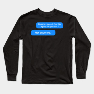 heated rivalry speech bubble Long Sleeve T-Shirt