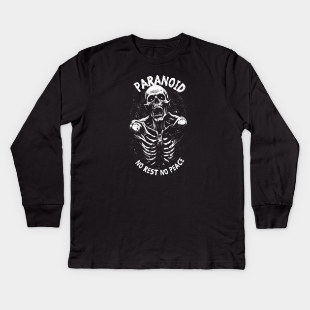 PARANOID Kids Long Sleeve T-Shirt by artslaves
