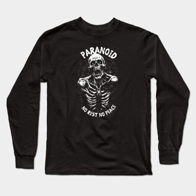 PARANOID Long Sleeve T-Shirt by artslaves