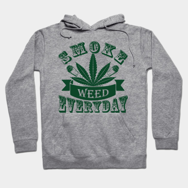 Smoke Weed Everyday Laid Back Vibes Hoodie by Anticorporati