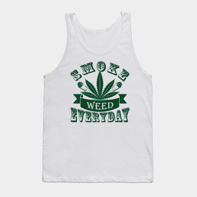 Smoke Weed Everyday Laid Back Vibes Tank Top by Anticorporati