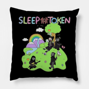 Sleep token vintage cartoon Pillow