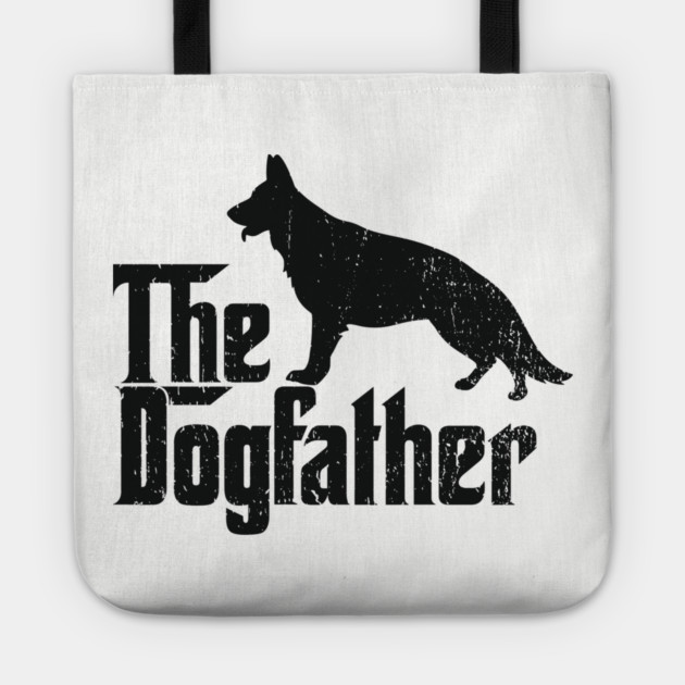 The Dogfather German Shepherd Owner Tote by Anticorporati