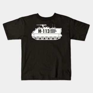 Military Vehicle APC M113 Kids T-Shirt