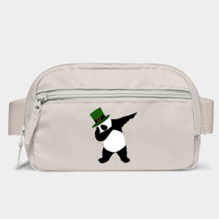 st patricks day Panda Dab Dabbing Funny Animal Bag