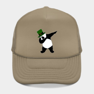 st patricks day Panda Dab Dabbing Funny Animal Hat