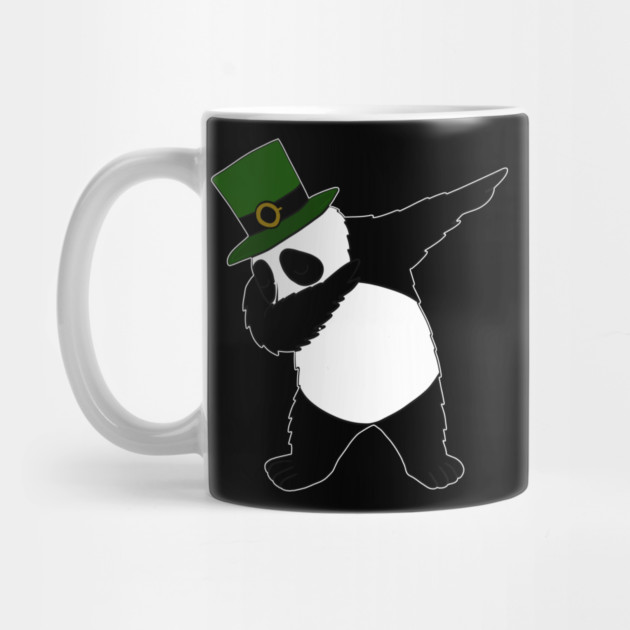 st patricks day Panda Dab Dabbing Funny Animal by logiamerch