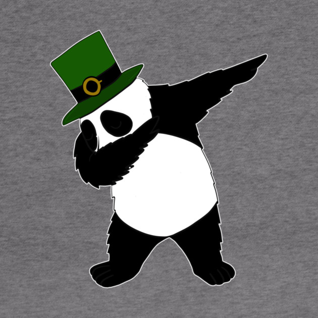 st patricks day Panda Dab Dabbing Funny Animal by logiamerch