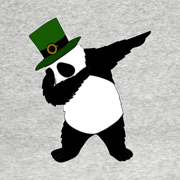st patricks day Panda Dab Dabbing Funny Animal by logiamerch