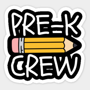 Pre-K Crew Sticker