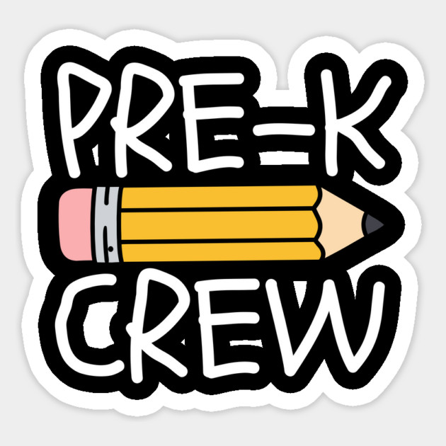 Pre-K Crew Magnet by Creatifly Graphic Tees