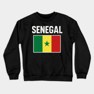 Senegal Flag Crewneck Sweatshirt