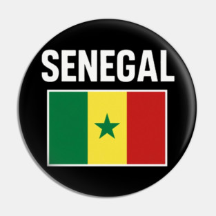 Senegal Flag Pin