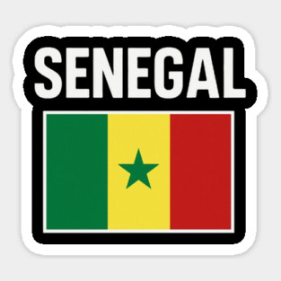 Senegal Flag Sticker