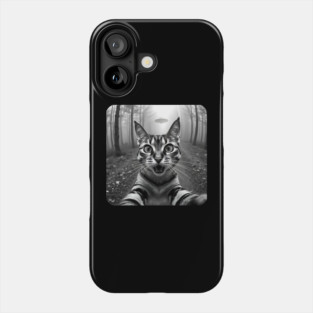 Cat Selfie with Alien, Cat Lovers Gifts for Men, Women & Kids Phone Case