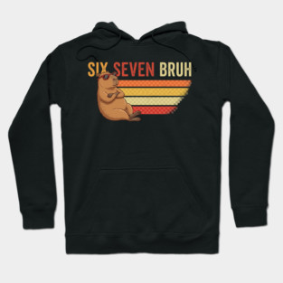 Six Seven Bruh Capybara Owner Gift Hoodie