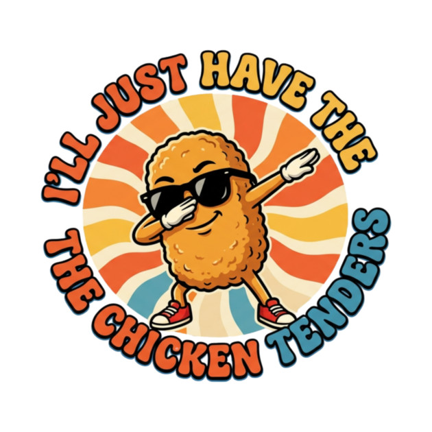 I'll Just Have The Chicken Tenders, Fast Food Lovers Gift by ArtistTee ⭐⭐⭐⭐⭐