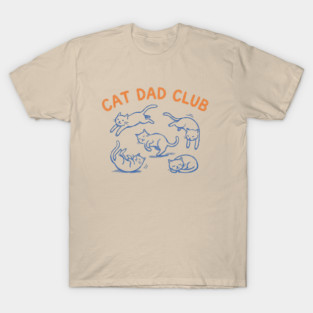 CAT DAD CLUB For Men T-Shirt