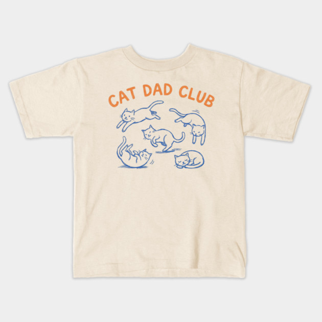 CAT DAD CLUB For Men Kids T-Shirt by ArtistTee ⭐⭐⭐⭐⭐
