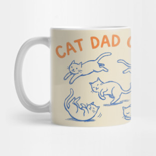 CAT DAD CLUB For Men Mug