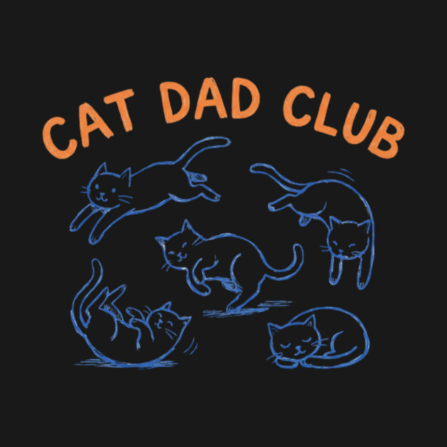 CAT DAD CLUB For Men by ArtistTee ⭐⭐⭐⭐⭐