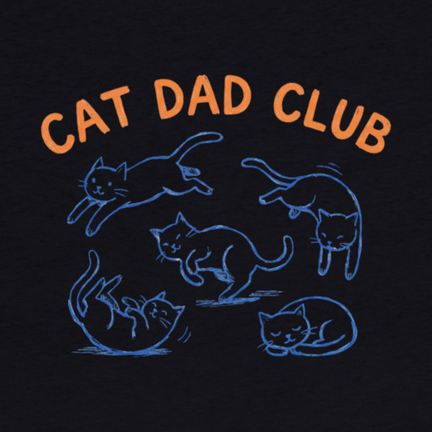 CAT DAD CLUB For Men by ArtistTee ⭐⭐⭐⭐⭐
