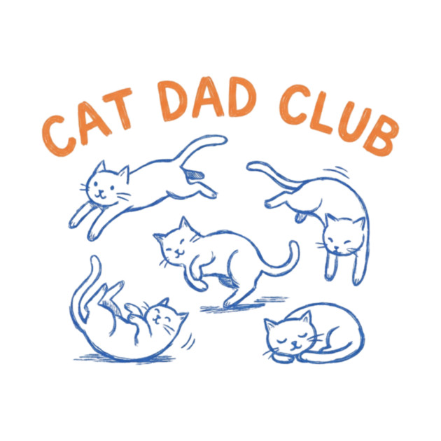 CAT DAD CLUB For Men by ArtistTee ⭐⭐⭐⭐⭐