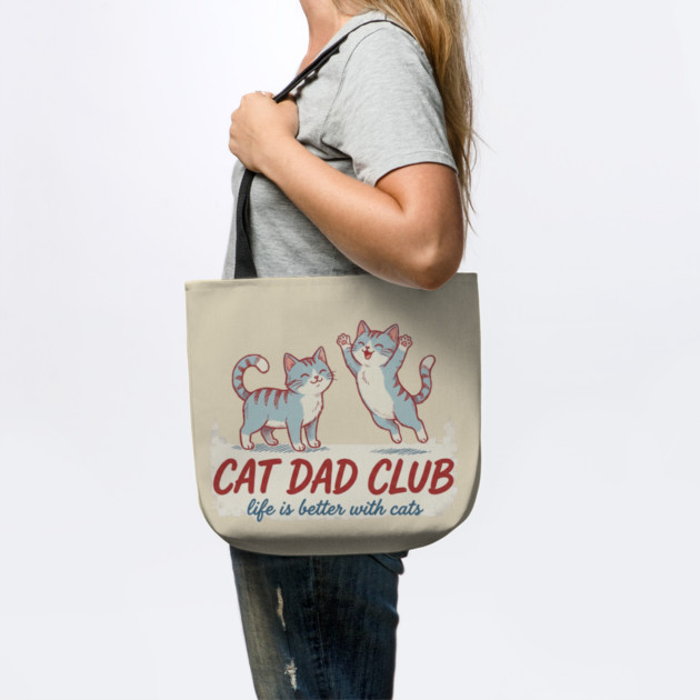 CAT DAD CLUB Cats Men by ArtistTee ⭐⭐⭐⭐⭐
