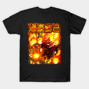 Bakugo Katsuki – Explosive Hero My Hero Academia Anime Design T-Shirt