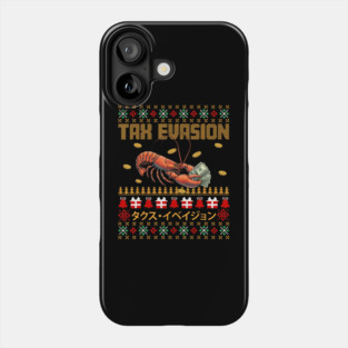 Lobster Money Tax Evasion Funny Retro Holiday Comedy Phone Case
