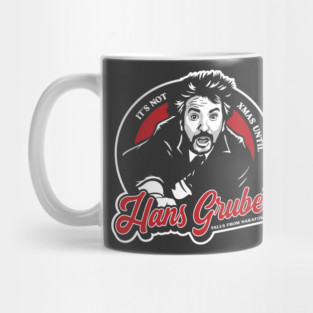 It's not xmas until Hans Gruber falls from Nakatomi Plaza Mug
