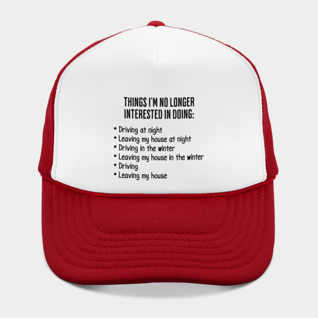 Funny List of Things I'm No Longer Interested in Doing by Luxinda