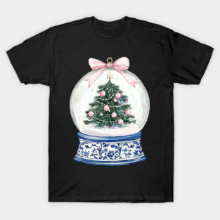 Christmas Tree Snow Globe T-Shirt