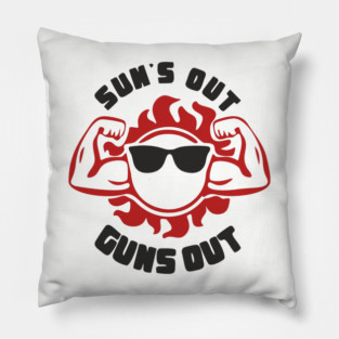 Sun's Out Guns Out Dad Bod Pillow