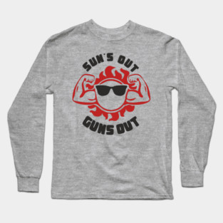 Sun's Out Guns Out Dad Bod Long Sleeve T-Shirt
