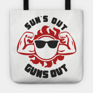 Sun's Out Guns Out Dad Bod Tote