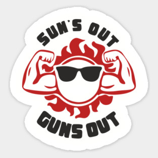 Sun's Out Guns Out Dad Bod Magnet