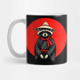 Samurai Raccoon, Japanese Raccoon Kimono Design for Raccoon Lovers Mug