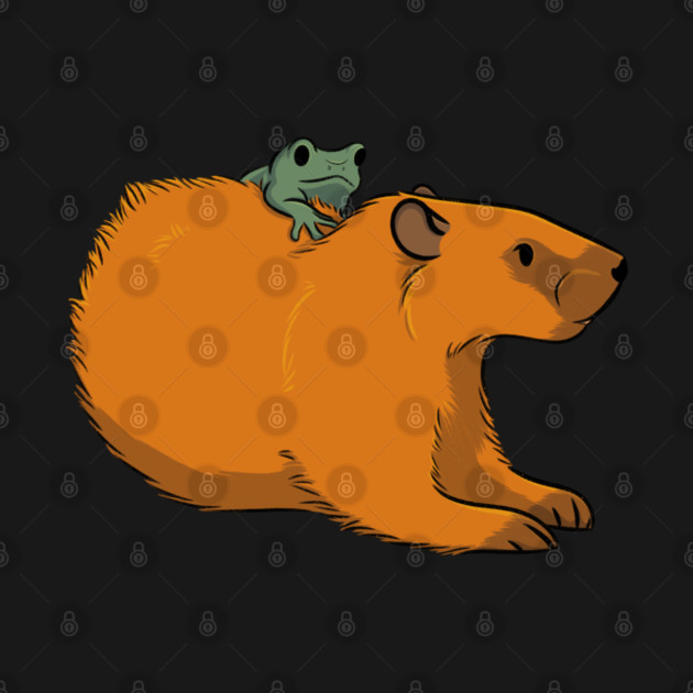 Groundhog chilling with a frog by DeguArts