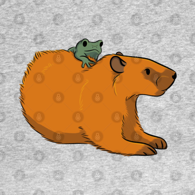 Groundhog chilling with a frog by DeguArts