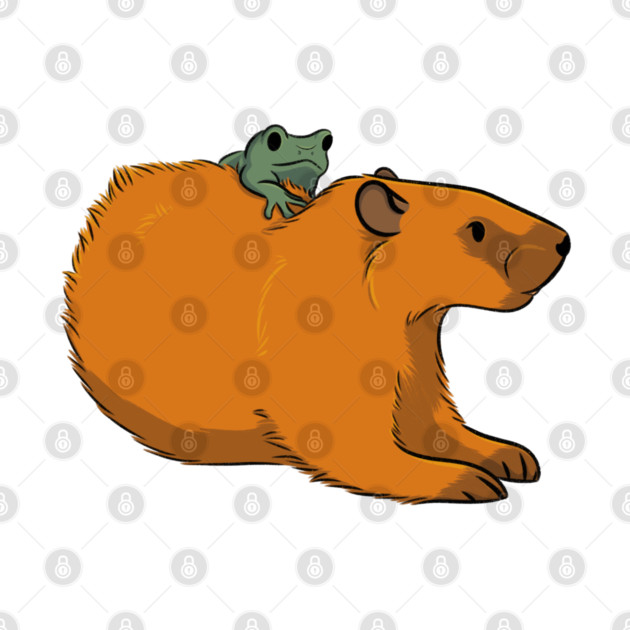 Groundhog chilling with a frog by DeguArts