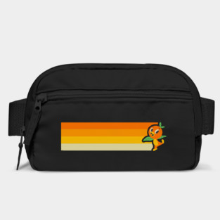 Retro Stripes Orange Bird Bag