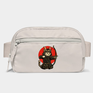 Samurai Cat Archer, Japanese Warrior Neko Vintage Art Gift Bag