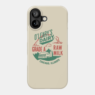 Vintage O’Leary Dairy Retro Farm Parody Great Chicago Fire Phone Case