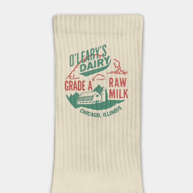 Vintage O’Leary Dairy Retro Farm Parody Great Chicago Fire by Yesteeyear