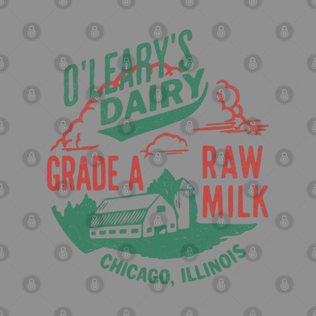 Vintage O’Leary Dairy Retro Farm Parody Great Chicago Fire by Yesteeyear